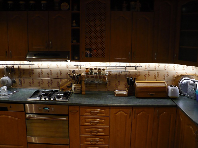 LED v kuchyni